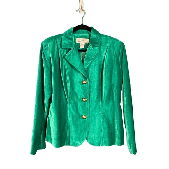 Erin London Emerald Green Blazer Size Small‎ (SM) - Picture 1 of 7